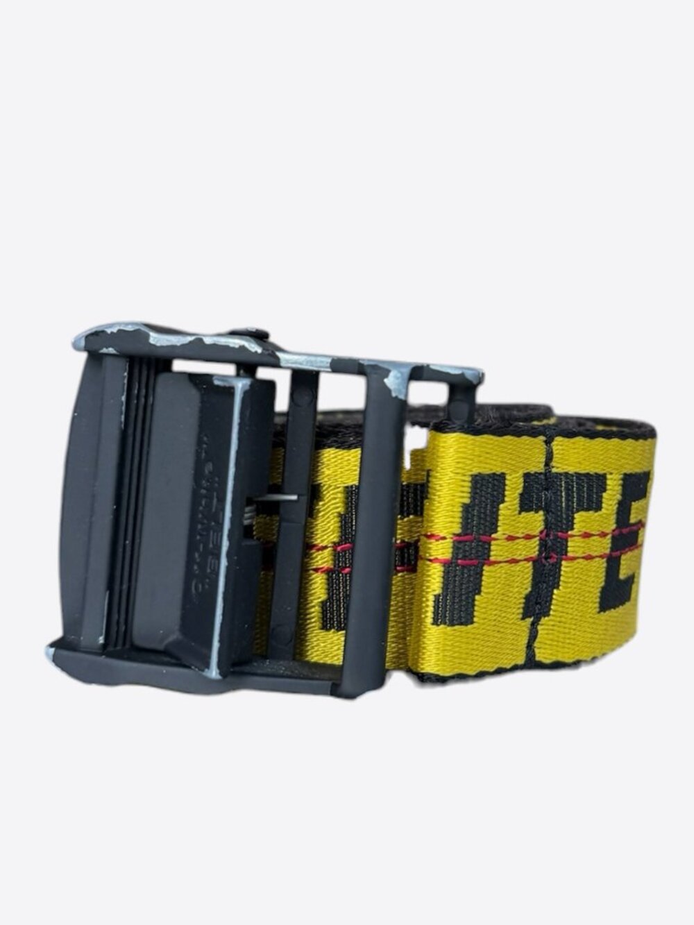 Off-White Yellow Industrial Belt